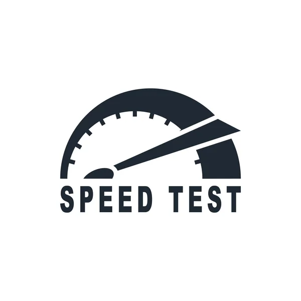 Prueba de velocidad icono — Vector de stock