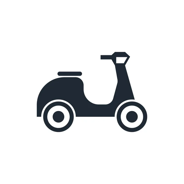 Icono scooter profole — Archivo Imágenes Vectoriales