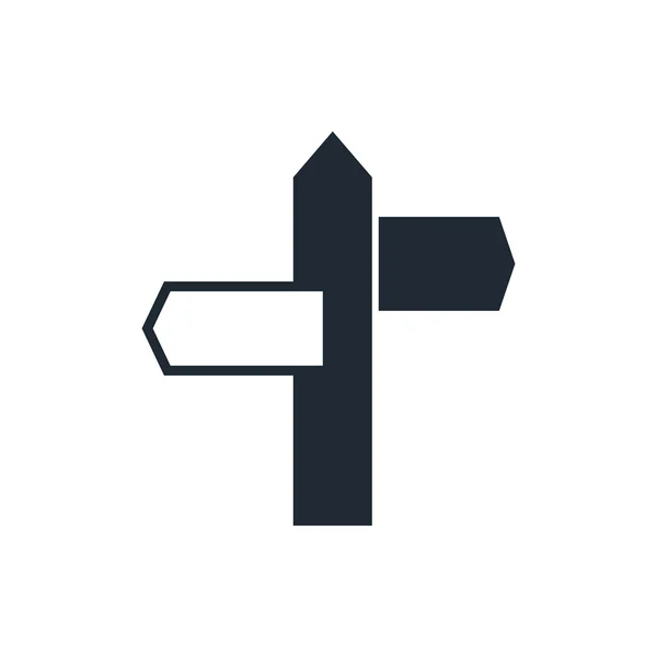 Icône pointeur de route — Image vectorielle