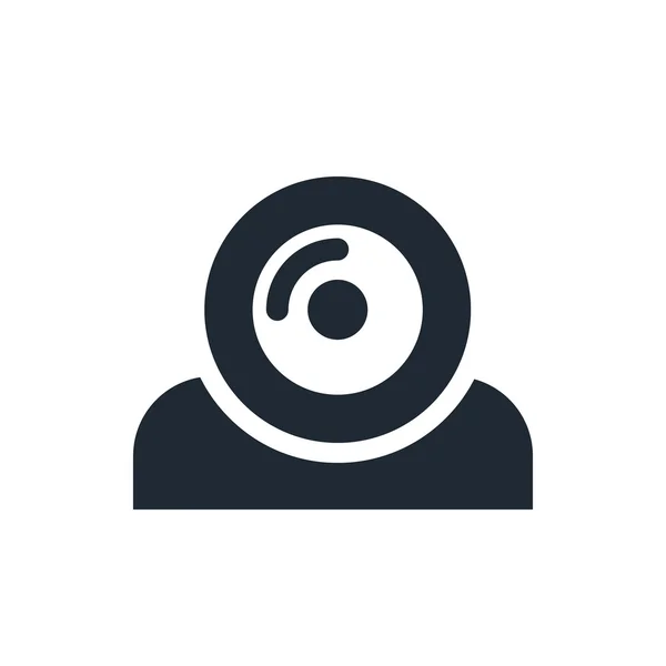 Pictogram webcamera — Stockvector