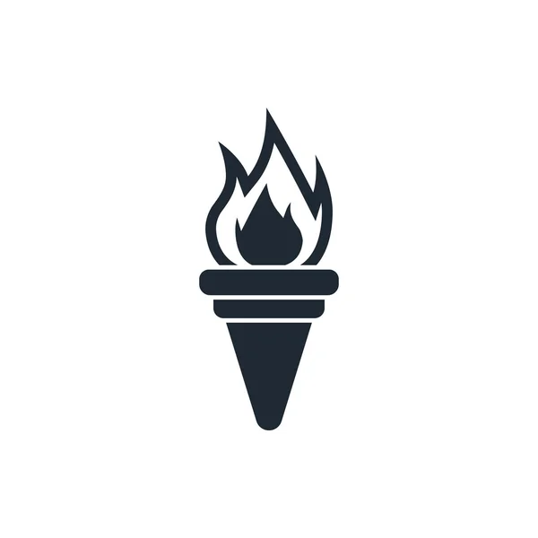 Icône torche — Image vectorielle