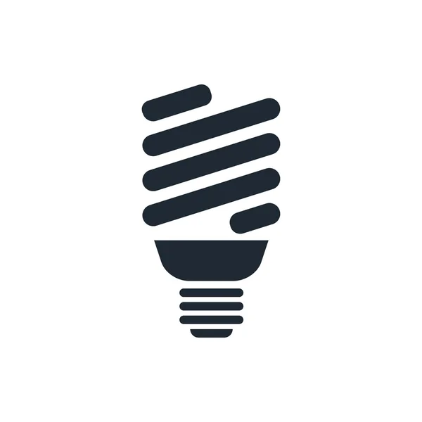 Risparmio di energia lampadina icona — Vettoriale Stock