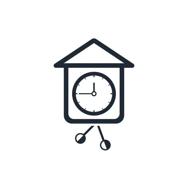 Icono de reloj de pared — Vector de stock