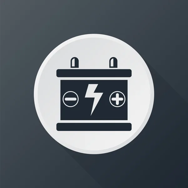 Acamulator batary ikona — Stockový vektor