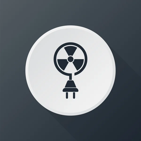 Atoomenergie pictogram — Stockvector