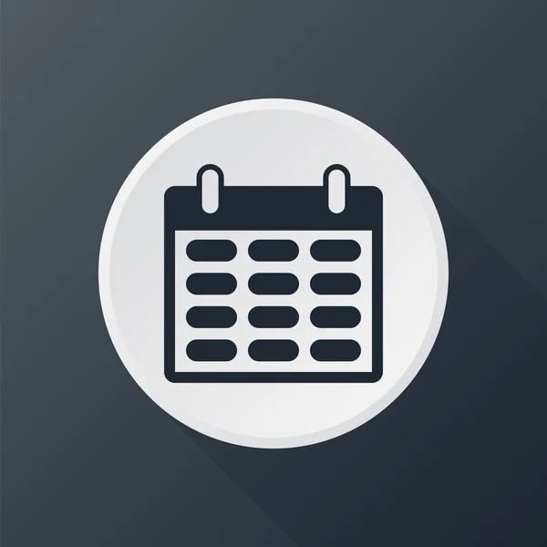 Kalender-ikonen — Stock vektor
