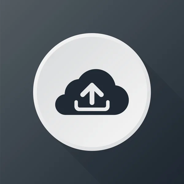 Descarga de nubes — Vector de stock