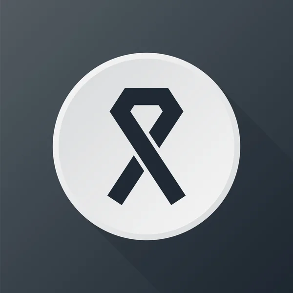 Ikonen aids ribbon — Stock vektor