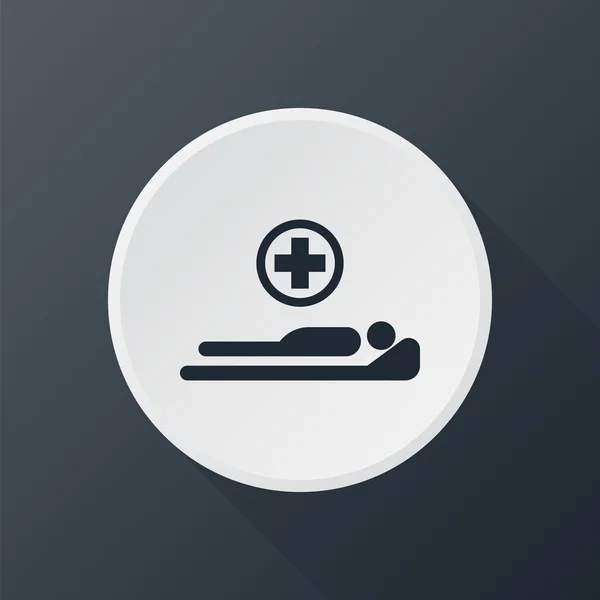 Pictogram ambulance — Stockvector