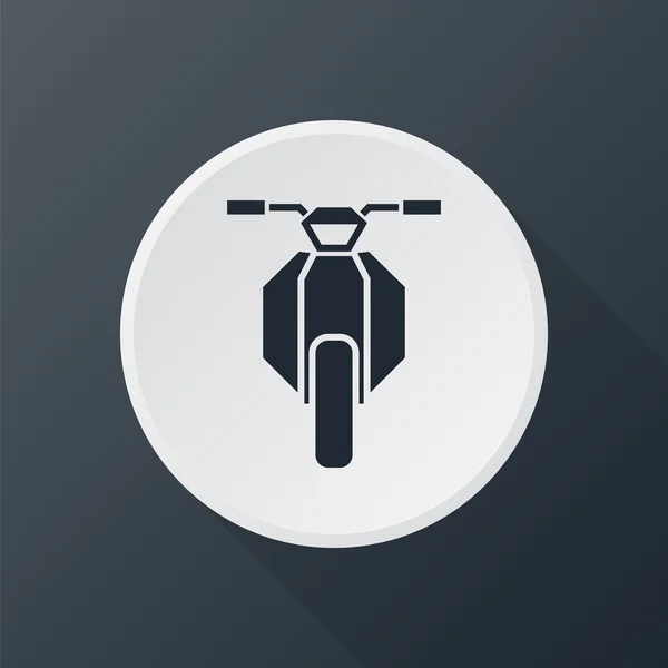 Pictogram fiets voorzijde — Stockvector