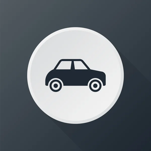 Icono coche perfil — Vector de stock