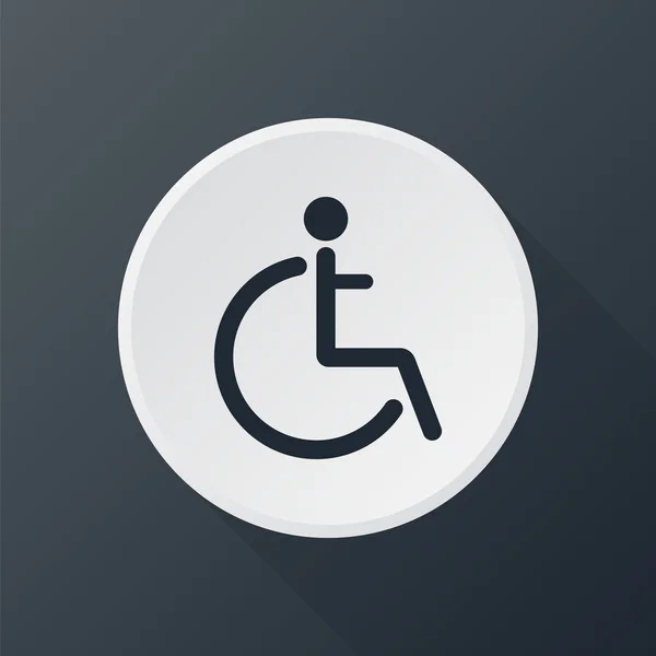 Icona disabilitata — Vettoriale Stock
