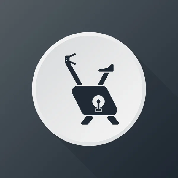 Pictogram hometrainer — Stockvector