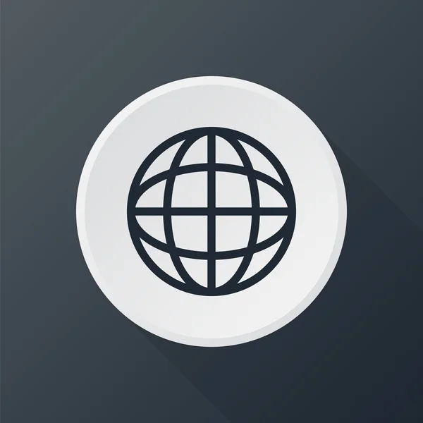 Icône mondiale — Image vectorielle