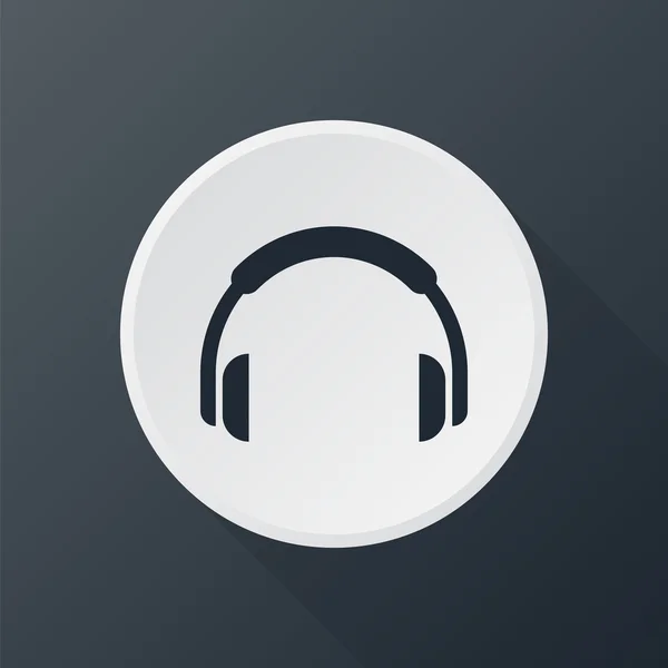 Icon headphones — Stock Vector