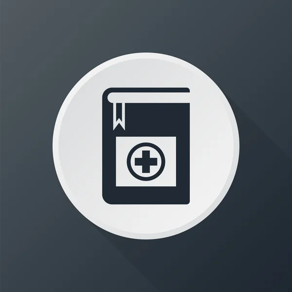 Icono manual médico — Vector de stock