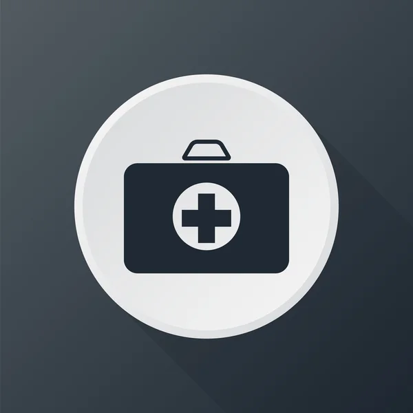 Icon medical bag — Stock Vector