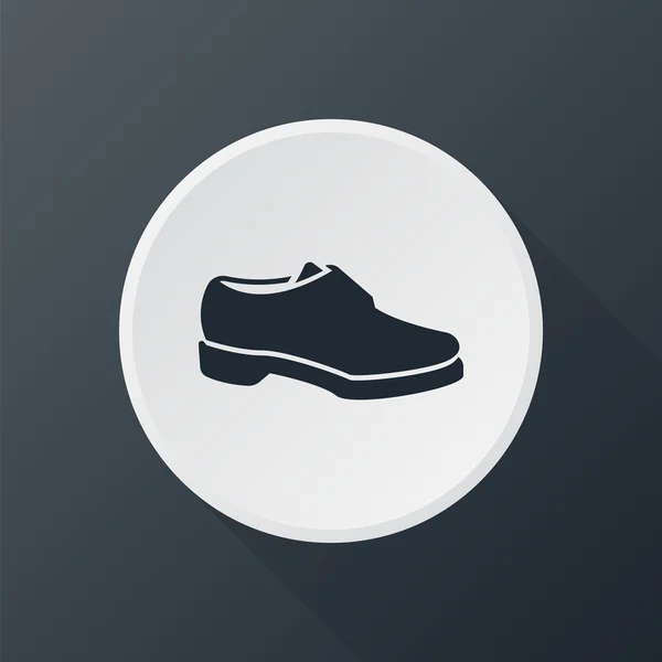 Icon man footwear — Stock Vector