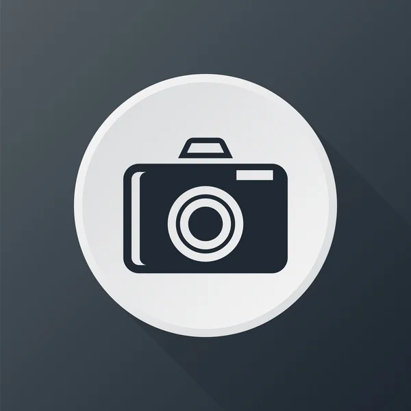 Icono cámara de fotos — Vector de stock