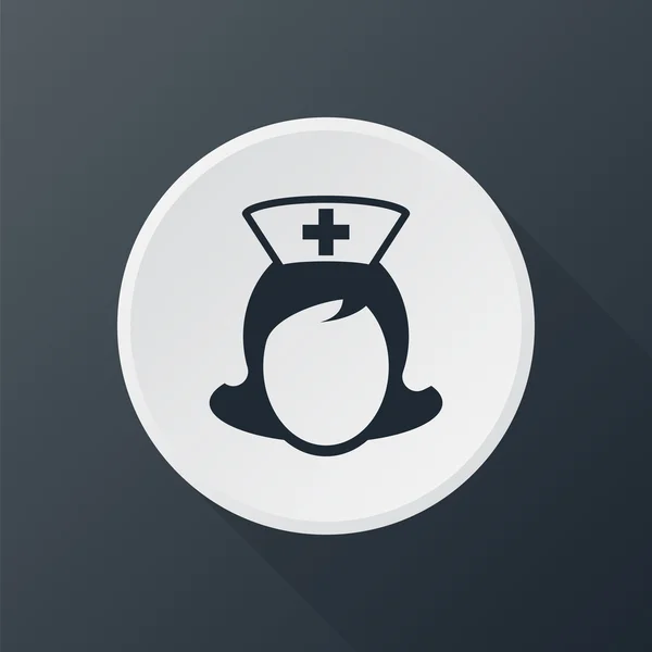 Enfermera icono — Vector de stock