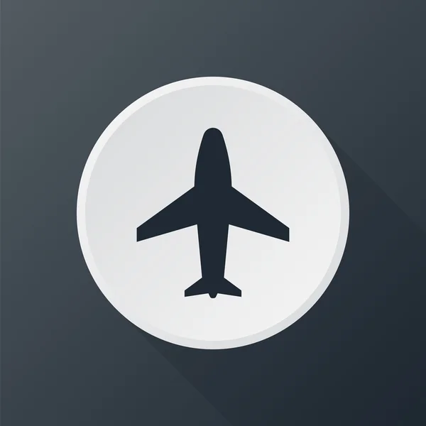 Avião ícone —  Vetores de Stock
