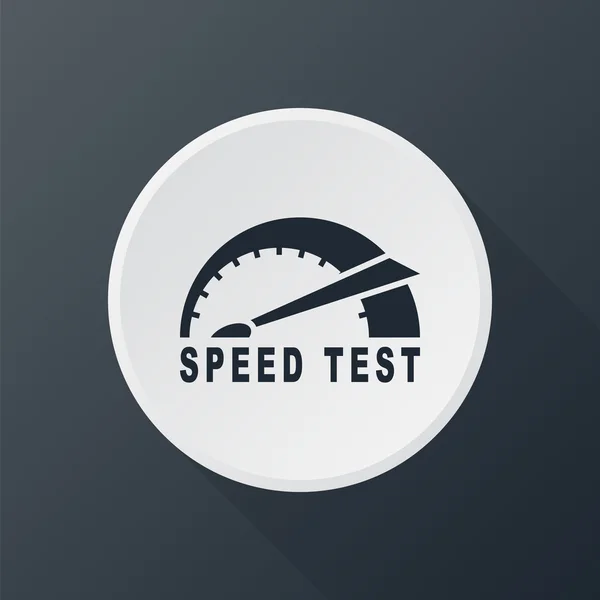 Test rychlosti ikony — Stockový vektor