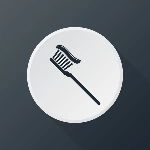 Icon toothbrush — Stock Vector