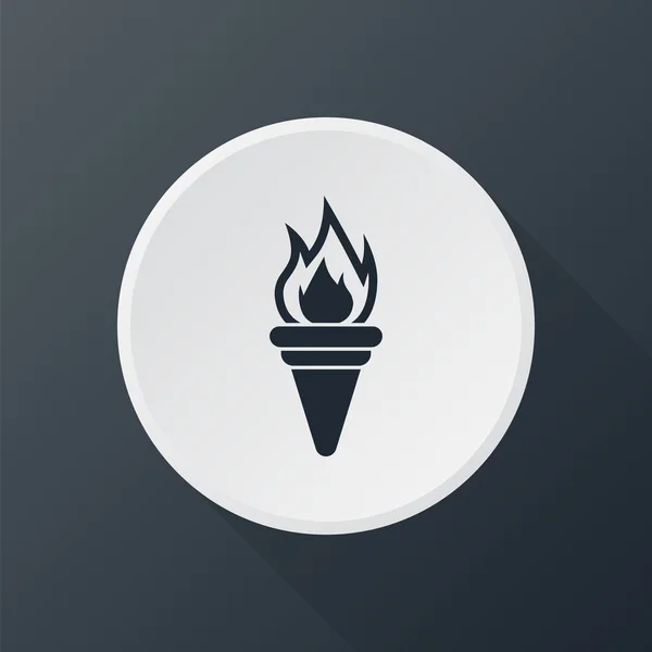 Icône torche — Image vectorielle