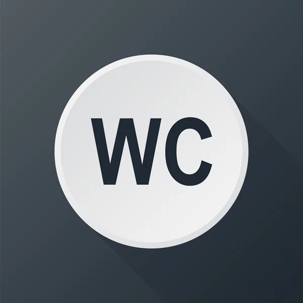 Icon WC — Stockvektor