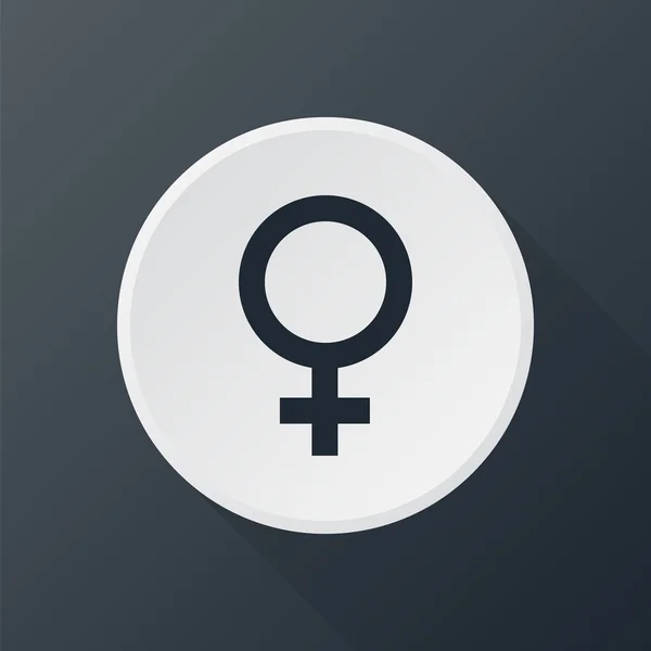 Icône femme signe — Image vectorielle