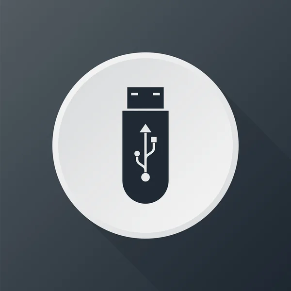 Ikona flash USB — Wektor stockowy