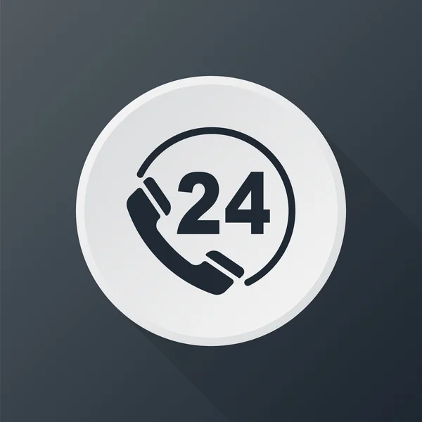 Icono de llamada de tubo de teléfono 24 Ilustración de stock