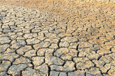 Gri kil yüzeyinde çatlaklar, arka plan