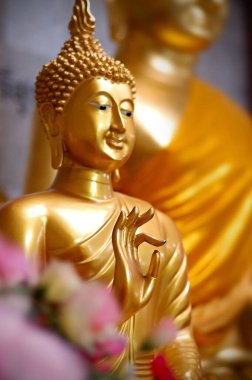 Buda, Tayland 'da heykel sanatı, seçici odaklanma.                            