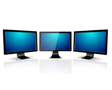 TV monitörleri beyazda izole edildi