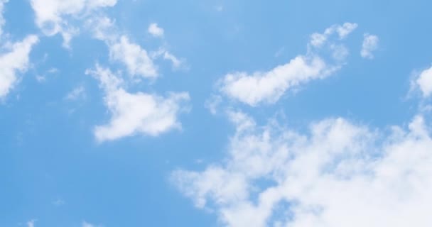 Cielo Azul Claro Con Nubes Cloud Scape Verano Time Lapse — Vídeo de stock