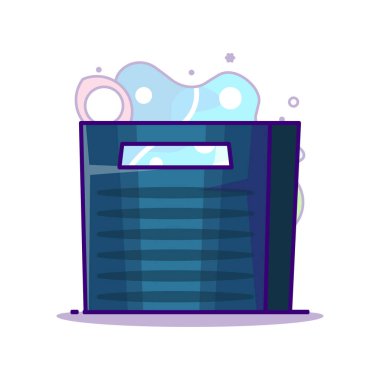 Araç kutusu simgesinin vektör illüstrasyonu