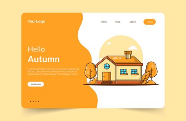 Merhaba Sonbahar İniş Şablonu