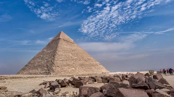 Velké Pyramidy Gíze Egyptě — Stock fotografie