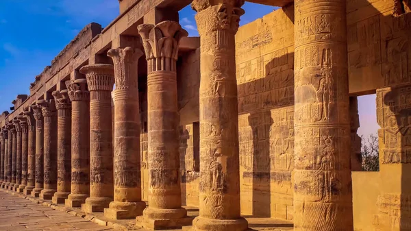 Temple Philae Aswan Egypt — Stockfoto