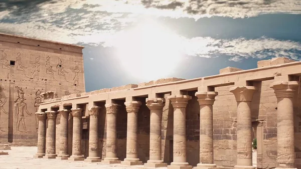 Temple Philae Aswan Egypt — Stockfoto