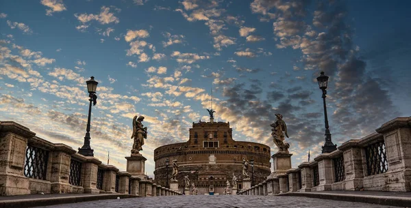 Castel Sant Angelo Структура Риме Италия — стоковое фото