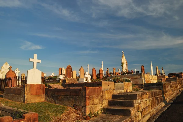 Cementerio de Waverly en Sydney al atardecer Imagen de archivo