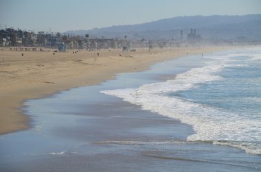 Los angeles plaj yan yan görünüm