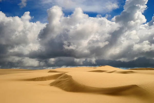 Orange soft sand dunes — Stock Photo, Image