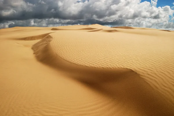 Orange soft sand dunes — Stock Photo, Image