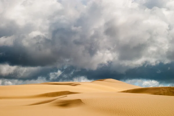 Orange soft sand dunes — Stock Photo, Image