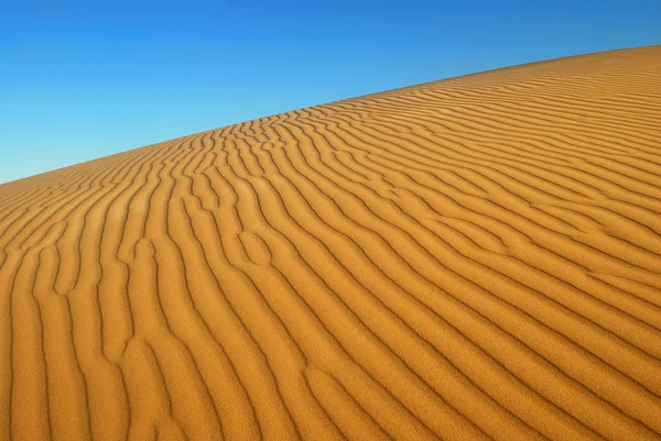 Orange soft desert sand — Stock Photo, Image