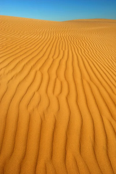 Orange soft desert sand — Stock Photo, Image