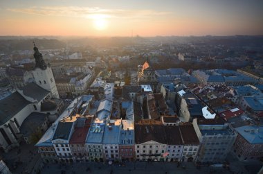 Eski kasaba günbatımı